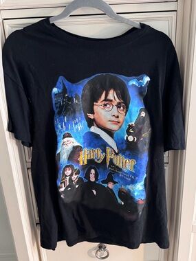Harry Potter large Black Graphic Tee